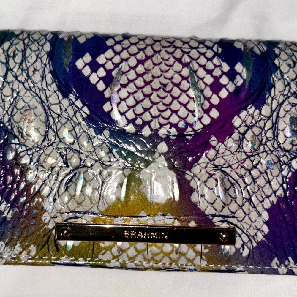 Brahmin Large Duxbury Satchel Snake Print 3 Pc Set. - Picture 8 of 10